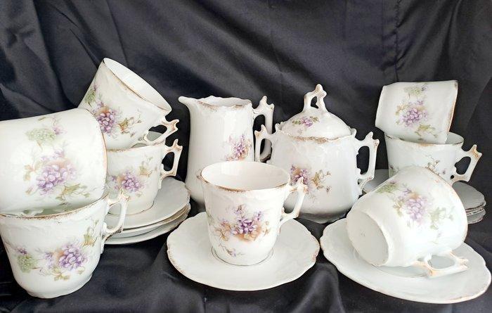 Paris - Service à café - Porcelaine, Antiquités & Art, Antiquités | Verre & Cristal