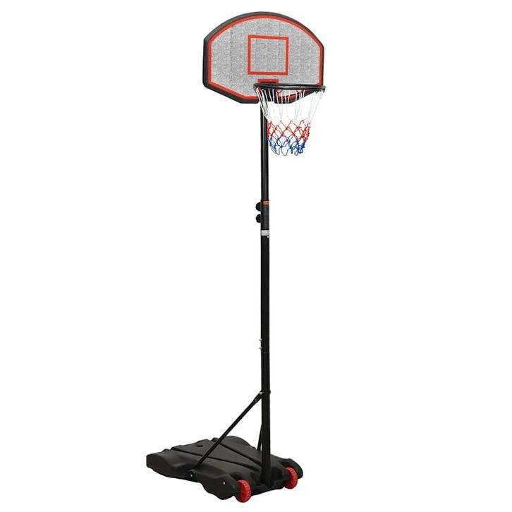 vidaXL Basketbalstandaard 216-250 cm polyethyleen zwart, Sport en Fitness, Basketbal, Nieuw, Verzenden