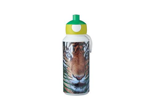 Mepal Drinkfles Pop-Up Campus 400ml Animal Planet Tiger, Hobby en Vrije tijd, Feestartikelen, Nieuw, Verzenden