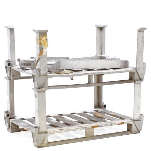 Gebruikte Aluminium pallets incl. rongen, Zakelijke goederen, Machines en Bouw | Heftrucks en Intern transport, Ophalen of Verzenden