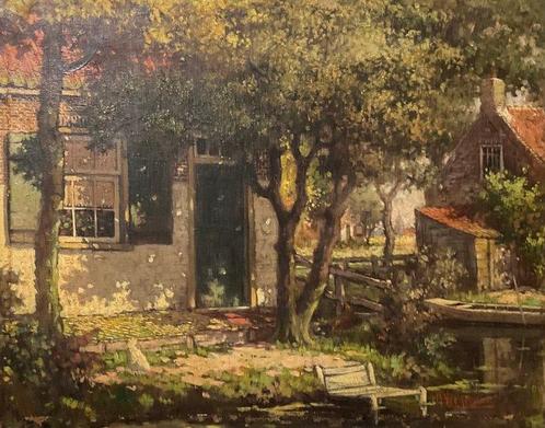 Hendrik Willem Veenendaal (1886-1946) - Boerderij, Antiek en Kunst, Kunst | Schilderijen | Klassiek