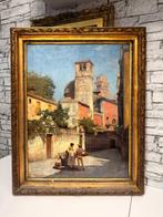 Federico Del Campo (1837-1923) - Calle Larga e Campiello