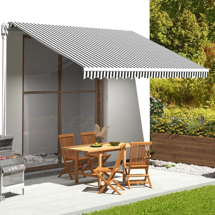 vidaXL Vervangingsdoek voor luifel 4,5x3,5 m, Jardin & Terrasse, Protection solaire, Envoi