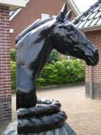 Statue, BEELD (BUSTE) PAARD : LEVENSECHT : EYE-CATCHER - 25, Antiek en Kunst