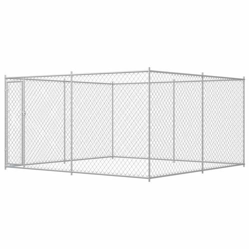 vidaXL Hondenkennel voor buiten 383x383x185 cm, Dieren en Toebehoren, Hondenbenches, Nieuw, Verzenden