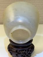 Beker - Rare tasse en jade époque Qing - jade, Antiek en Kunst