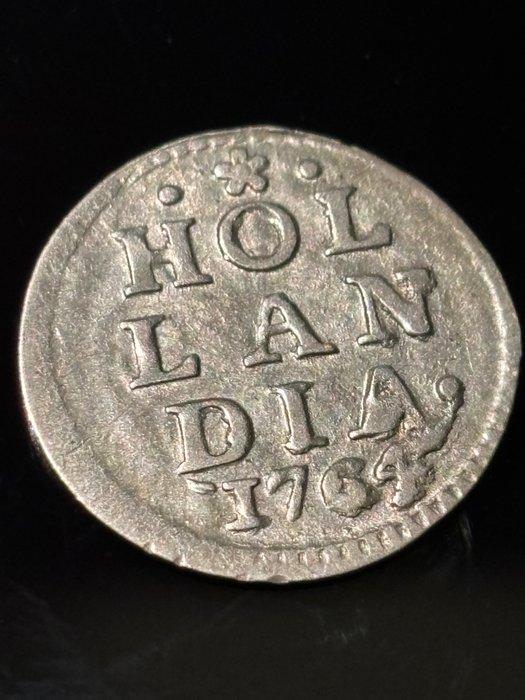 Nederland, Holland Pijl- of Bezemstuiver 1764 (Zonder, Postzegels en Munten, Munten | Nederland