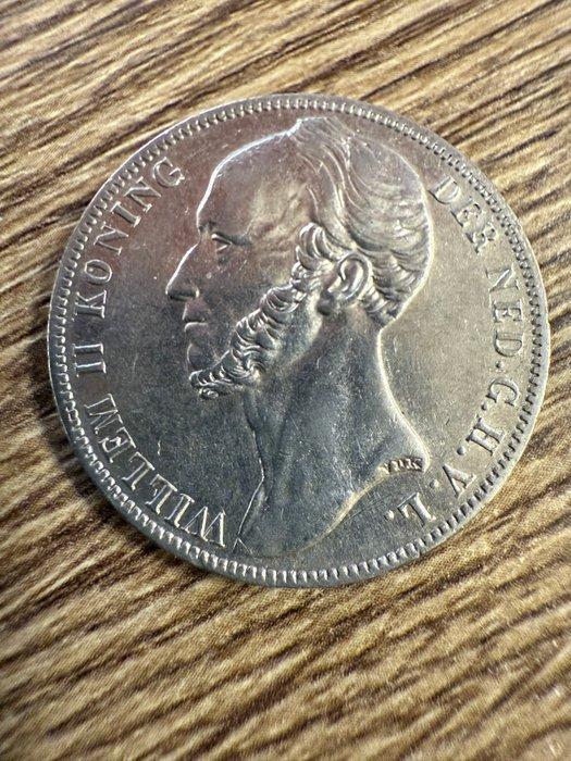 Nederland. Willem II. 1 Gulden 1848 (Zonder minimumprijs), Postzegels en Munten, Munten | Nederland