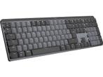 Logitech -  Draadloos Toetsenbord Mx Mechanical Azerty Grijs, Computers en Software, Toetsenborden, Verzenden, Logitech, Draadloos