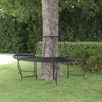 vidaXL Boombank halfrond Ø159 cm staal zwart, Verzenden, Nieuw