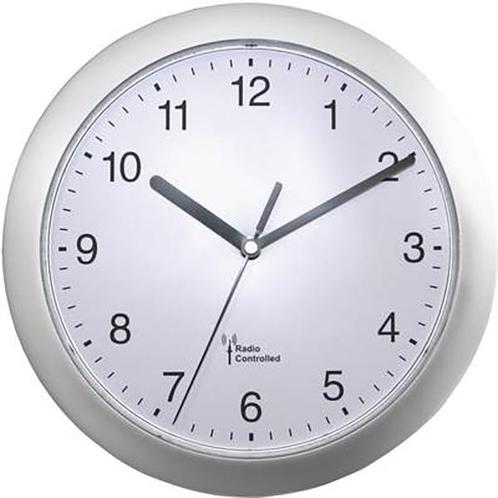 Analoge klok - wandklok - diameter 25 cm - radiosignaal, Maison & Meubles, Accessoires pour la Maison | Horloges, Envoi