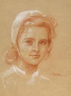 Edgardo Rossaro (1882-1972) - Ritratto di donna