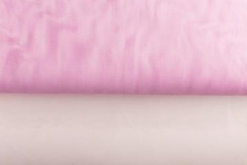 Tule stof lichtroze - Polyester stof 40m op rol, Verzenden