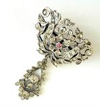 Zonder minimumprijs - Broche Zilver - 925 Jugendstil