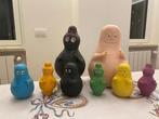 Fabianplastica - Speelgoed Barbapapa 8 personaggi in gomma, Antiek en Kunst