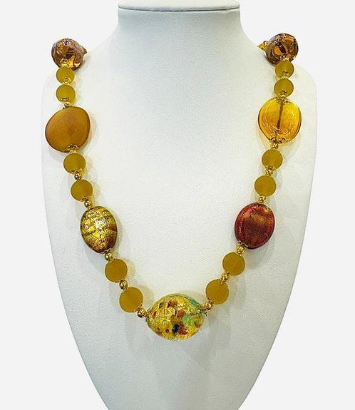 Murano-glas - Halsketting, Antiek en Kunst, Antiek | Glaswerk en Kristal