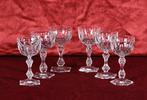 Mooi lot van 6 kristallen Val Saint Lambert glazen, model