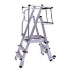 Verstelbare Protect Flex magazijntrap 3 t/m 8 treden, Doe-het-zelf en Bouw, Ladders en Trappen, Verzenden, Nieuw