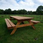 Hardhouten picknicktafel (250 x 160 x 75 cm) (4.5 cm, Tuin en Terras, Nieuw, Verzenden