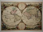 Wereld - Wereld; Daniel Stoopendaal - Werelt Caert - 1716, Livres, Atlas & Cartes géographiques