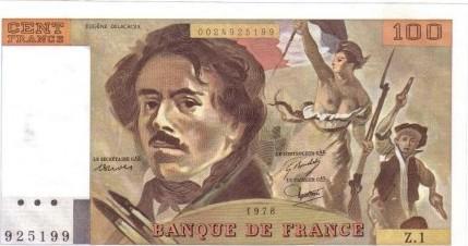 France Fay 68/01 100 Francs Delacroix 1978 Superbe Alphab..., Postzegels en Munten, Bankbiljetten | Europa | Niet-Eurobiljetten