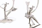 Kandelaber (2) - .915 zilver - Spaanse kandelaars, Antiek en Kunst