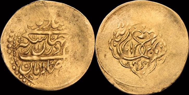 1753-1779ad Islamic Zandiden Karim Khan 1/4 mohur goud, Postzegels en Munten, Munten en Bankbiljetten | Toebehoren, Verzenden