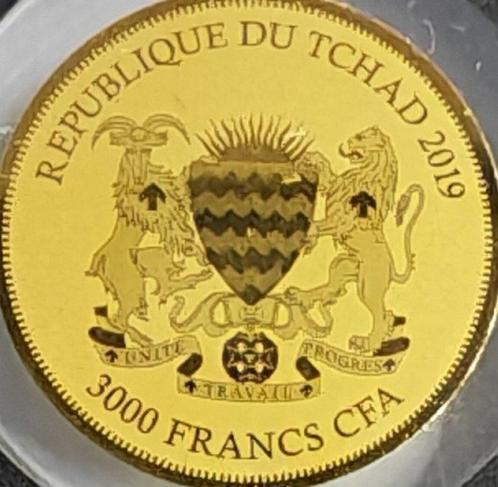 Tchad. 3000 Francs CFA 2019 Kangaroo 1/500 oz .999 (Sans, Postzegels en Munten, Munten | Europa | Niet-Euromunten