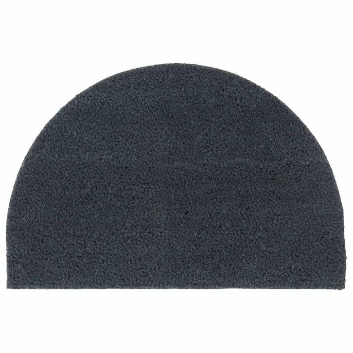 vidaXL Deurmat halfrond 40x60 cm getufte kokosvezel, Tuin en Terras, Deurmatten, Nieuw, Verzenden