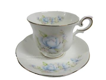 Kop en schotel Royal Canterburry Blue Satsuma -set van 3, Verzenden
