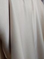 Prachtige organza, dubbele hoogte, zandkleur, zachte
