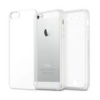 iPhone 5S Full Body 360° Transparant TPU Silicone Hoesje +, Télécoms, Téléphonie mobile | Housses, Coques & Façades | Apple iPhone