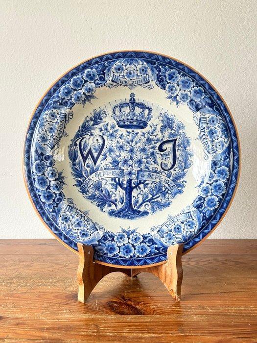 De Porceleyne Fles, Delft - Plat - Faïence - plat, Antiquités & Art, Antiquités | Verre & Cristal