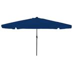 vidaXL Tuinparasol Azurblauw 395 x 395 x 245 cm Polyester, Tuin en Terras, Verzenden, Nieuw