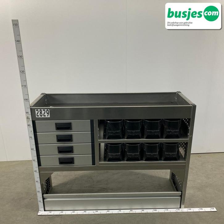 Aluca bedrijfswageninrichting 1255x415x950mm (2829), Autos : Pièces & Accessoires, Autres pièces automobiles, Envoi