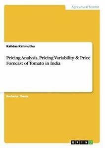Pricing Analysis, Pricing Variability & Price F. Kalimuthu,, Livres, Livres Autre, Envoi