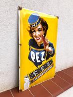 PEZ Peppermint Sweets Shop Advertising Enamel Sign -