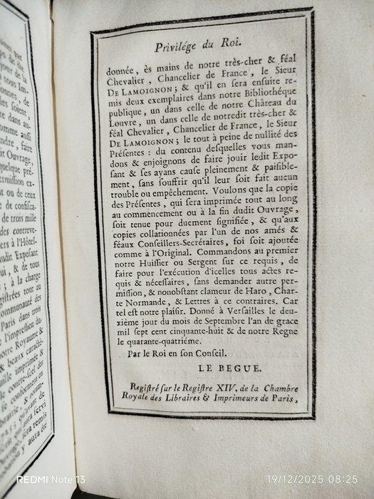 James Thomson - Les Saisons - 1779, Antiek en Kunst, Antiek | Boeken en Manuscripten