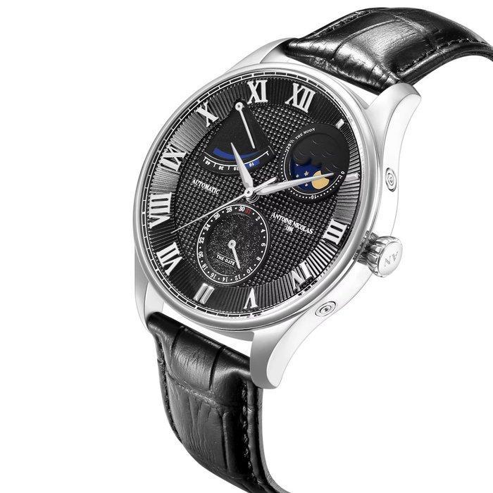 Antoine Nicolas 1986 - Londra Moon Phase - Zonder, Handtassen en Accessoires, Horloges | Heren