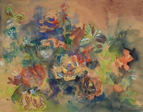 Jean Dufy (1888-1964)  - Jetée de fleurs, Antiquités & Art, Art | Peinture | Classique