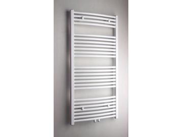 Veiling - Beaux handdoekradiator licht gebogen 60x120cm wit