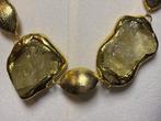 Collier en quartz jaune citron brut. - Collier, Collections