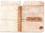 France 1716 - Lettre ancienne datée de 1716 sur papier vélin
