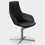 Arper fauteuil, zwart, draaibaar onderstel, Ophalen of Verzenden, Gebruikt