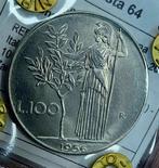 Italië, Italiaanse Republiek. 100 Lire 1956 Minerva, Postzegels en Munten