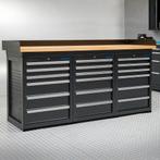 Datona Werkbank PRO met bamboe werkblad en 18 lades - 200, Ophalen of Verzenden, Nieuw