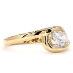 Verlovingsring - 14 karaat Geel goud - 0.49ct. tw. Diamant