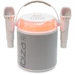 Ibiza KARAHOME-WH Bluetooth Karaoke Speaker Op Accu 120W, Nieuw