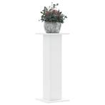 vidaXL Plantenstandaards 2 st 30x30x80 cm bewerkt hout wit, Verzenden, Nieuw