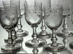 antieke glasses - Drinkglas (10) - Glas, Antiek en Kunst, Antiek | Glaswerk en Kristal